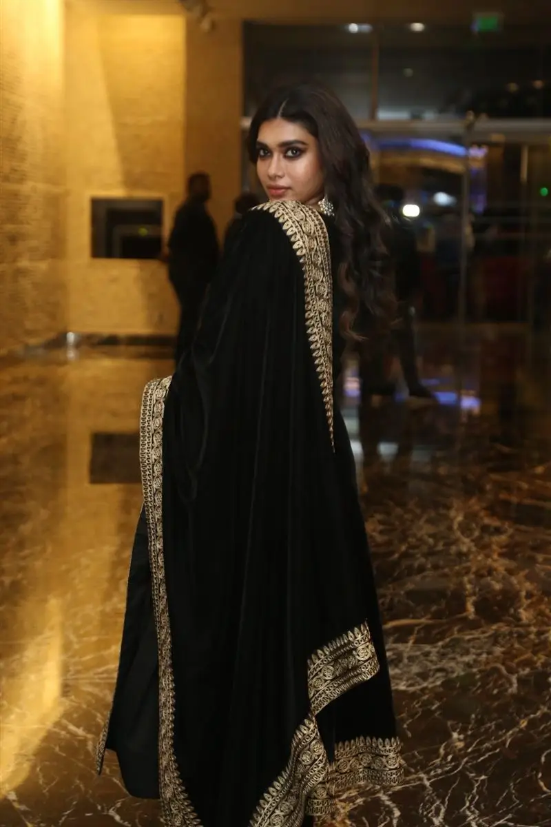 Telugu Actress Dushara Vijayan In Beautiful Black Gown